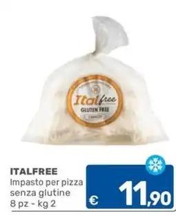 ARCA C+C cash and carry Italfree impasto per pizza senza glutine offerta
