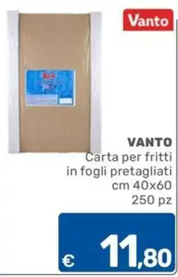 ARCA C+C cash and carry Carta per fritti Vanto offerta
