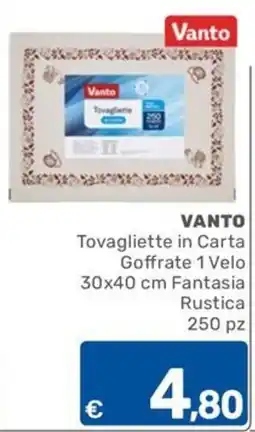 ARCA C+C cash and carry Vanto Tovagliette in Carta offerta