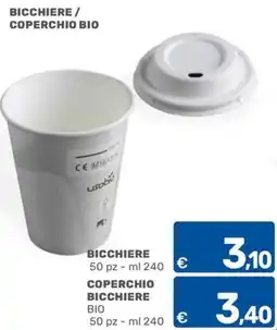 ARCA C+C cash and carry Bicchiere / coperchio bio offerta