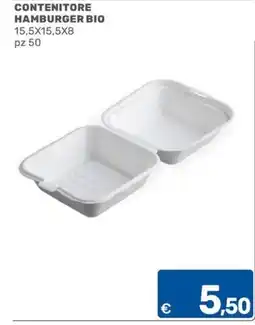 ARCA C+C cash and carry Contenitore hamburger bio offerta