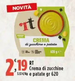 Rossotono Carrefour RT Crema di zucchine e patate offerta
