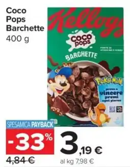 Carrefour Express Kelloggs Coco Pops Barchette offerta