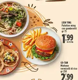 Rossotono Carrefour Lien Ying Patatine ming con gamberetti offerta