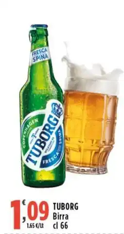 Rossotono Carrefour Tuborg Birra offerta