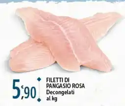 Rossotono Carrefour Filetti di pangasio rosa offerta