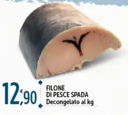 Rossotono Carrefour Filone di pesce spada offerta