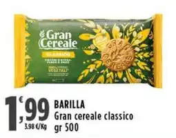 Rossotono Carrefour Barilla Gran cereale classico offerta