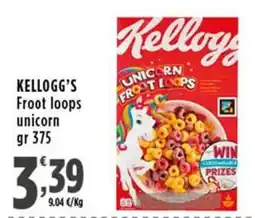 Rossotono Carrefour Kellogg's Froot loops unicorn offerta