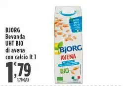 Rossotono Carrefour Bjorg bevanda uht bio di avena offerta