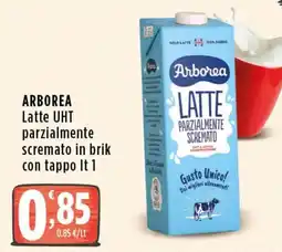 Rossotono Carrefour Arborea Latte UHT parzialmente scremato in brik offerta