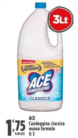 Rossotono Carrefour ACE Candeggina classica offerta