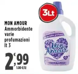 Rossotono Carrefour Ammorbidente Mon Amour offerta