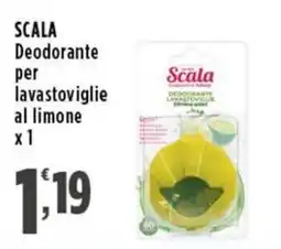 Rossotono Carrefour Scaladeodorante per lavastoviglie al limone offerta