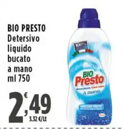 Rossotono Carrefour Bio Presto Detersivo liquido bucato a mano offerta