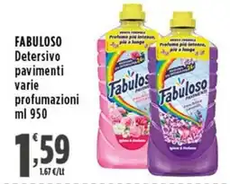 Rossotono Carrefour Fabuloso Detersivo pavimenti offerta