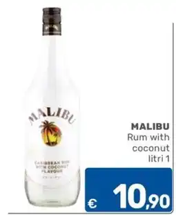 ARCA C+C cash and carry Malibu rum with coconut flavour offerta