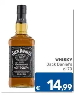 ARCA C+C cash and carry Jack Daniel's Tennessee Whiskey offerta