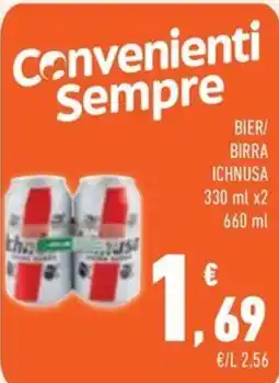Conad City Birra Ichnusa offerta