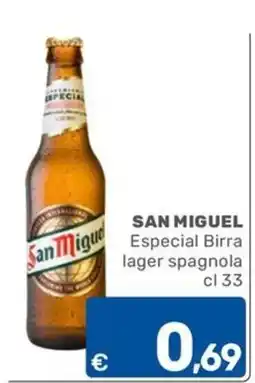 ARCA C+C cash and carry San Miguel Especial Birra lager spagnola offerta