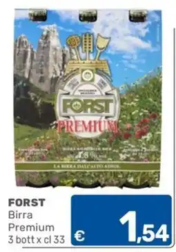 ARCA C+C cash and carry Forst birra premium offerta