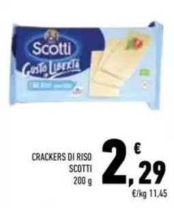 Conad Superstore Crackers di riso Scotti offerta