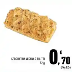 Conad Superstore Sfogliatina vegana 7 frutti offerta