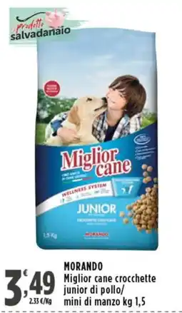 Rossotono Carrefour Miglior cane crocchette junior offerta