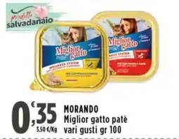Rossotono Carrefour Miglior gatto patè offerta