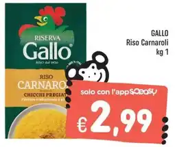 Rossotono Carrefour Riserva Gallo Riso Carnaroli offerta