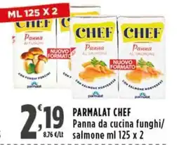 Rossotono Carrefour Parmalat Chef Panna da cucina funghi/salmone offerta