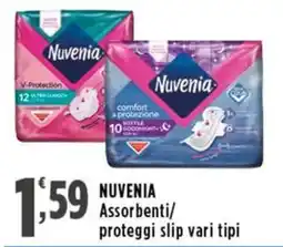 Rossotono Carrefour Nuvenia Assorbenti/ proteggi slip vari tipi offerta