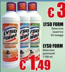 Casalandia Lyso Form Detersivo lavatrice offerta