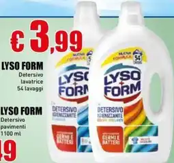 Casalandia Lyso Form Detersivo lavatrice offerta