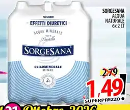 Il Genio Supermercato Acqua minerale Sorgesana offerta