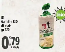 Rossotono Carrefour Gallette BIO di mais offerta