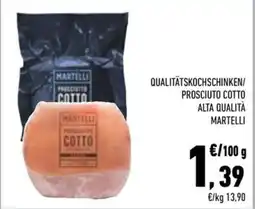 Conad City Prosciutto Cotto Martelli offerta