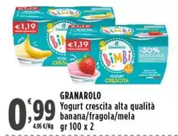Rossotono Carrefour Granarolo Yogurt crescita alta qualità offerta