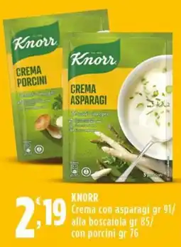 Rossotono Carrefour Knorr Crema con asparagi offerta