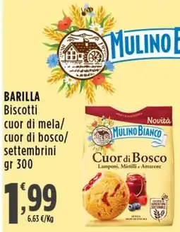 Rossotono Carrefour Mulino Bianco Cuor di Bosco offerta