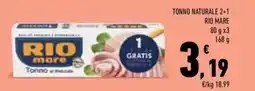 Conad Superstore Tonno al Naturale Rio Mare offerta