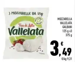 Conad Superstore Mozzarelle da 15g Vallelata offerta