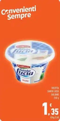 Conad Superstore Ricotta Santa Lucia offerta