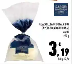 Conad Superstore Mozzarella di bufala dop sapori&dintorni conad offerta