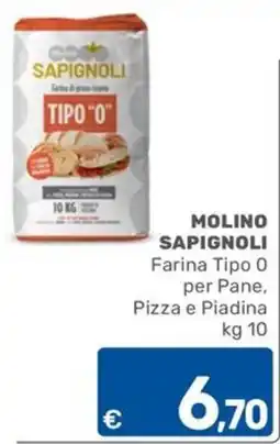 ARCA C+C cash and carry Molino Sapignoli Farina Tipo 0 offerta