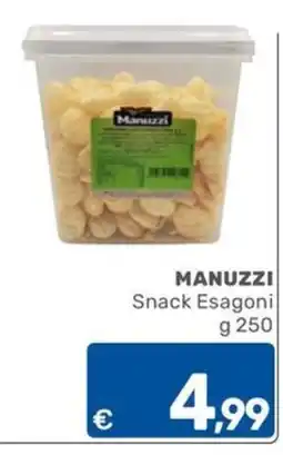 ARCA C+C cash and carry Manuzzi Snack Esagoni offerta