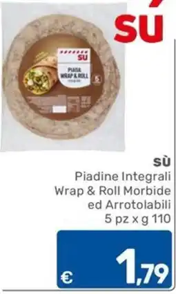 ARCA C+C cash and carry Sù Piadine Integrali Wrap & Roll Morbide ed Arrotolabili offerta