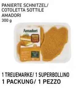 Conad City Panierte Schnitzel/ Cotoletta sottile Amadori offerta