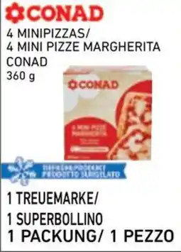 Conad City Mini pizze margherita Conad offerta
