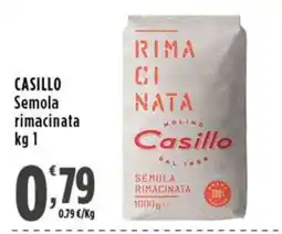 Rossotono Carrefour Semola rimacinata Casillo offerta